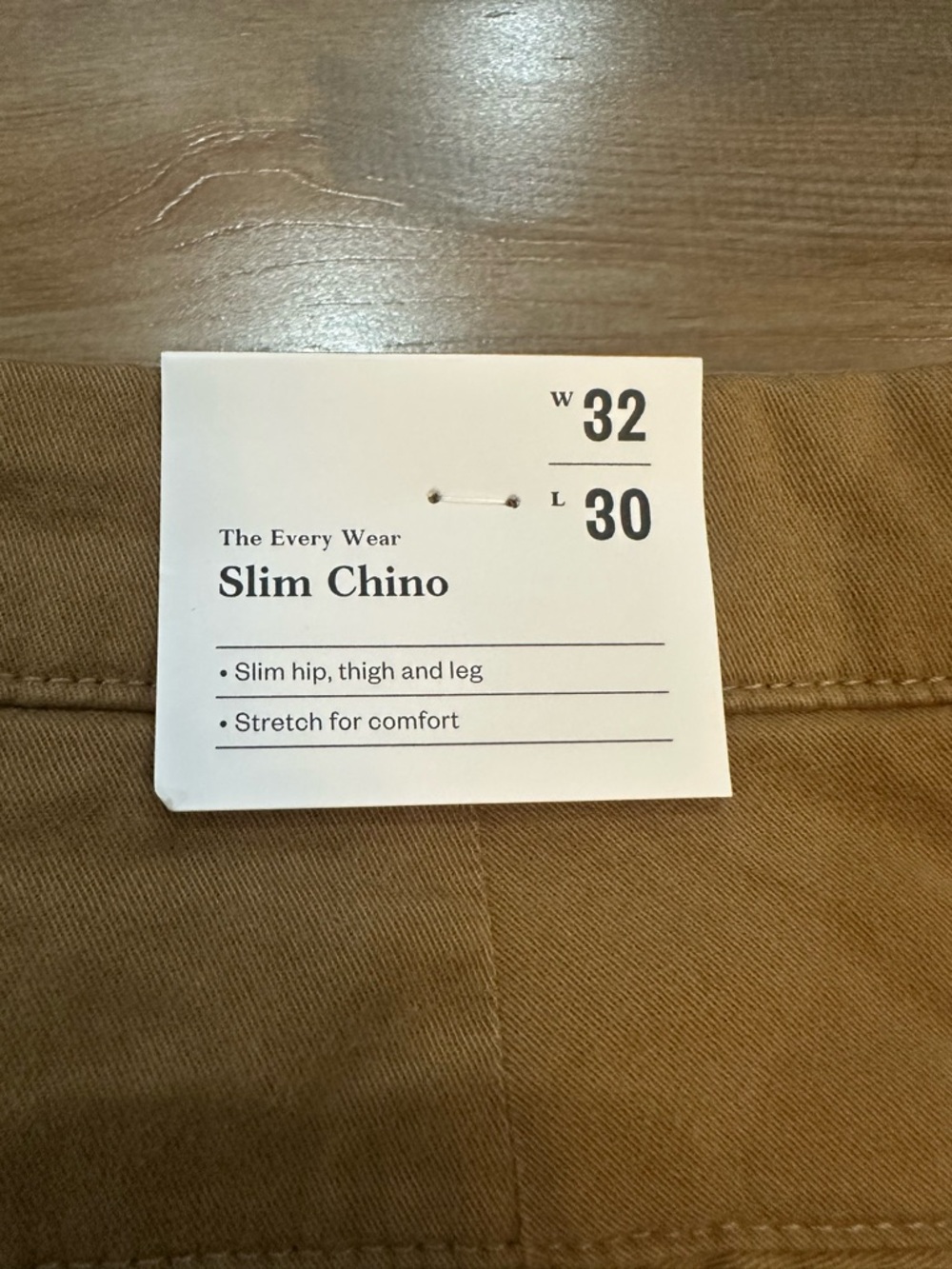 The Every Wear Slim Chino Pants - 32x30 - Picture 3 of 6